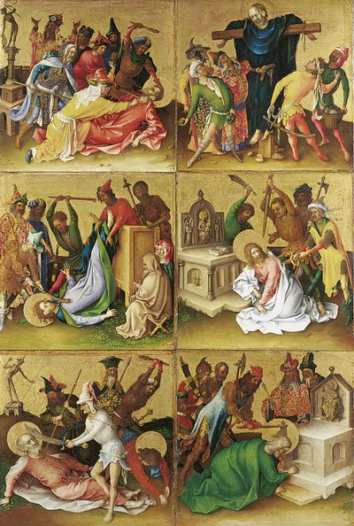 Martyrdom of the Apostles by Stefan Lochner